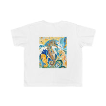 Load image into Gallery viewer, Seahorse Splash Toddler Tee - Cute Sea Life Design for Kids