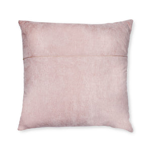 Square Pillow - Pink Back/Asian Garden Front