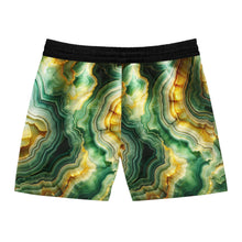 Load image into Gallery viewer, Men&#39;s Mid-Length Swim Shorts (AOP)