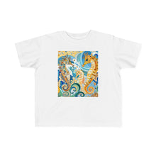 Load image into Gallery viewer, Seahorse Splash Toddler Tee - Cute Sea Life Design for Kids