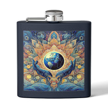 Load image into Gallery viewer, Artistic Stainless Steel Flask - 6oz Gulf of Equity