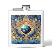 Load image into Gallery viewer, Artistic Stainless Steel Flask - 6oz Gulf of Equity