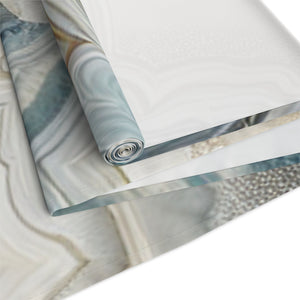 Table Runner (Cotton, Poly) Blue Agate