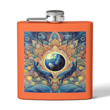 Load image into Gallery viewer, Artistic Stainless Steel Flask - 6oz Gulf of Equity