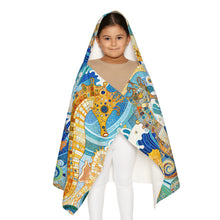 Load image into Gallery viewer, Seahorse Youth Hooded Towel - Bath or Beach