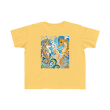 Load image into Gallery viewer, Seahorse Splash Toddler Tee - Cute Sea Life Design for Kids