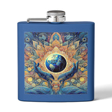 Load image into Gallery viewer, Artistic Stainless Steel Flask - 6oz Gulf of Equity