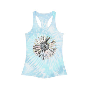 Tie Dye Racerback Tank Top Bees at Work