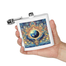 Load image into Gallery viewer, Artistic Stainless Steel Flask - 6oz Gulf of Equity