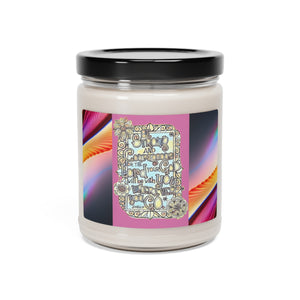 Scented Soy Candle, White Sage and Lavender 9oz
