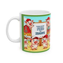 Load image into Gallery viewer, Ceramic Mug, (11oz, 15oz) Don&#39;t Feed the Zealots