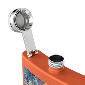 Artistic Stainless Steel Flask - 6oz Gulf of Equity