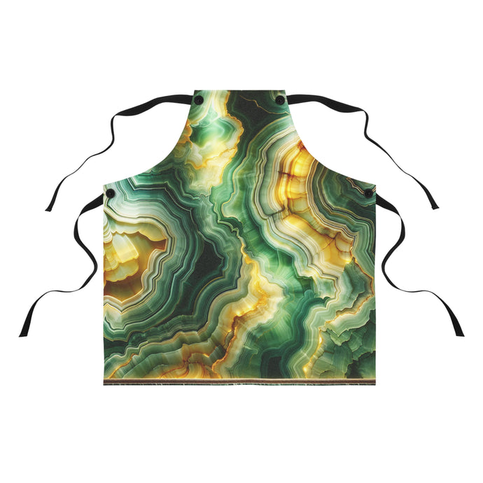 Apron (AOP) Gorgeous Green Onyx