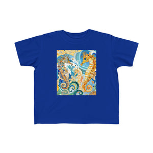 Seahorse Splash Toddler Tee - Cute Sea Life Design for Kids