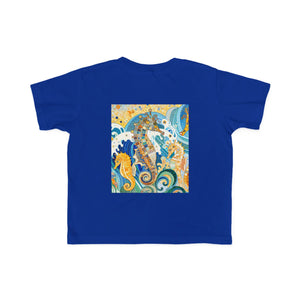 Seahorse Splash Toddler Tee - Cute Sea Life Design for Kids