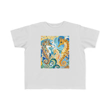 Load image into Gallery viewer, Seahorse Splash Toddler Tee - Cute Sea Life Design for Kids