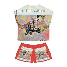 Load image into Gallery viewer, Women&#39;s Short Pajama Set SHE DREAMS Ruby