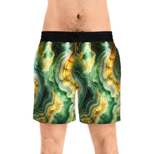 Load image into Gallery viewer, Men&#39;s Mid-Length Swim Shorts (AOP)