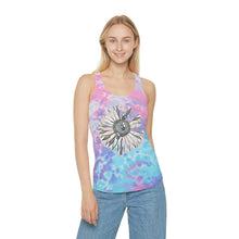 Load image into Gallery viewer, Tie Dye Racerback Tank Top Bees at Work