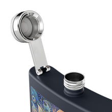 Load image into Gallery viewer, Artistic Stainless Steel Flask - 6oz Gulf of Equity