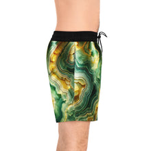 Load image into Gallery viewer, Men&#39;s Mid-Length Swim Shorts (AOP)