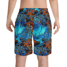 Load image into Gallery viewer, Men&#39;s Elastic Beach Shorts (AOP)