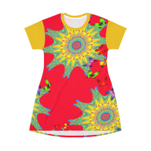 Load image into Gallery viewer, All Over Print T-Shirt Dress