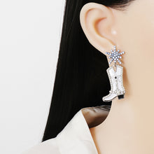 Load image into Gallery viewer, Boot Alloy Dangle Earrings