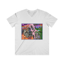 Load image into Gallery viewer, Men&#39;s Fitted V-Neck Short Sleeve Tee