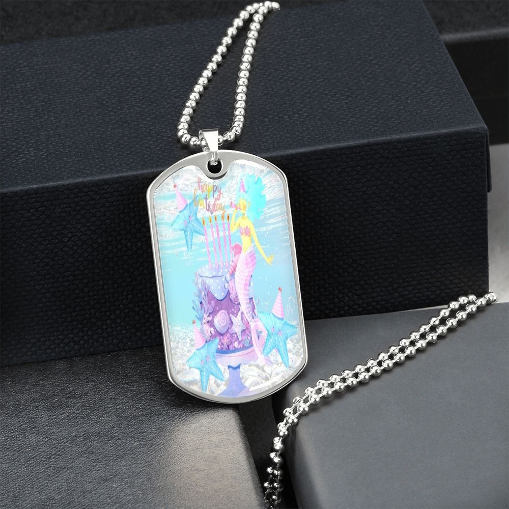 Little One's 5th Birthday Mermaid Necklace