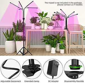 Grow Light Plant Lights for Indoor Plants LED Full Spectrum 5 Bulbs