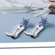 Load image into Gallery viewer, Boot Alloy Dangle Earrings
